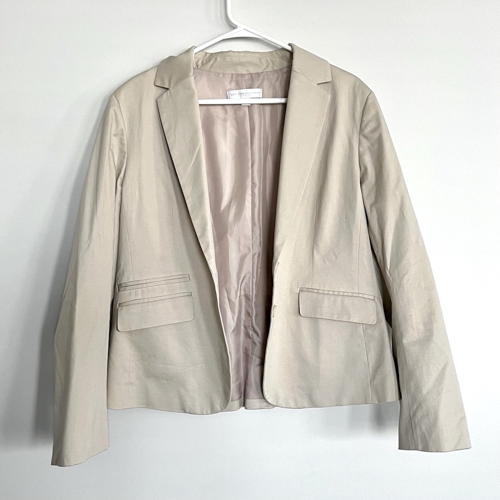 New York & Company Light Beige Blazer